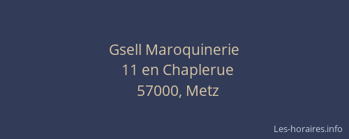 Gsell Maroquinerie