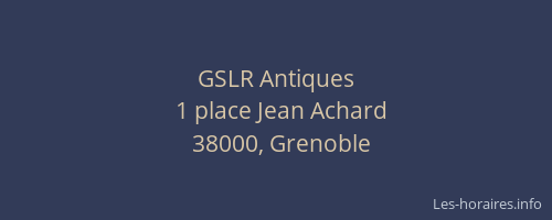 GSLR Antiques