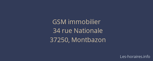 GSM immobilier