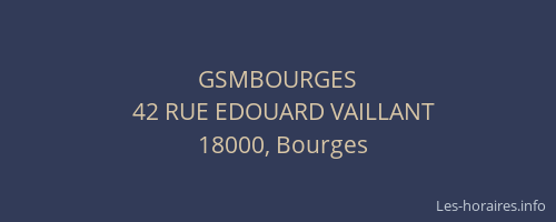 GSMBOURGES