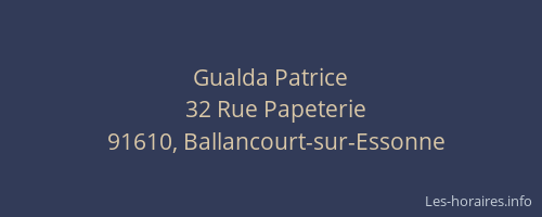 Gualda Patrice