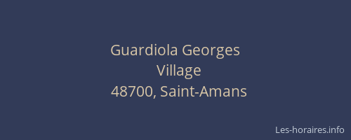 Guardiola Georges