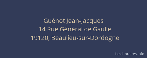 Guénot Jean-Jacques