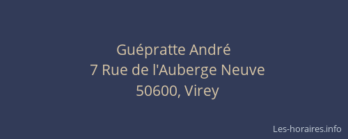 Gu&eacute;pratte Andr&eacute;
