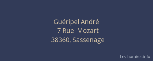 Gu&eacute;ripel Andr&eacute;
