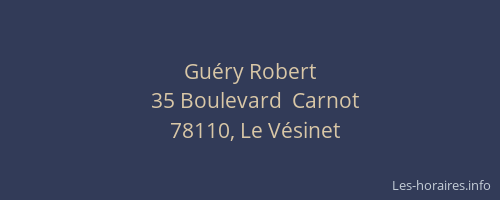 Gu&eacute;ry Robert