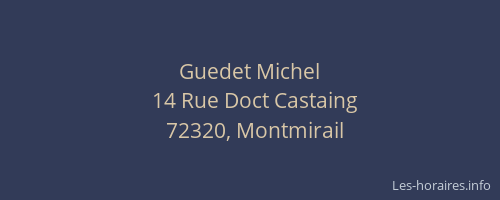 Guedet Michel