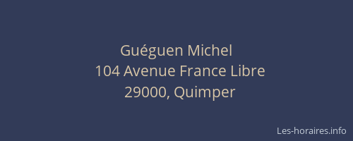Guéguen Michel