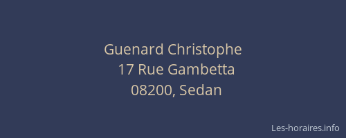 Guenard Christophe