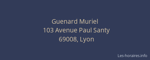 Guenard Muriel