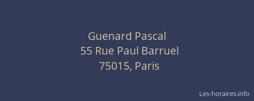 Guenard Pascal