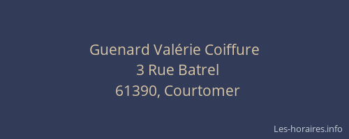 Guenard Val&eacute;rie Coiffure