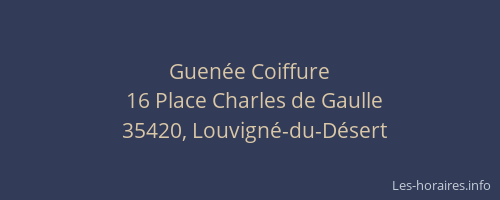 Guenée Coiffure