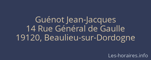 Guénot Jean-Jacques