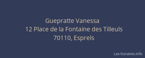 Guepratte Vanessa