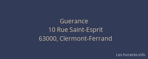Guerance