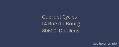 Guerdet Cycles