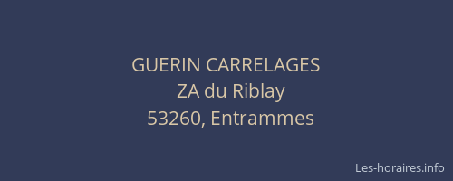 GUERIN CARRELAGES