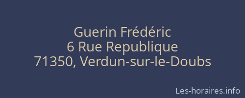 Guerin Frédéric
