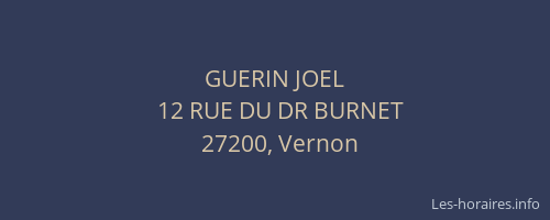 GUERIN JOEL
