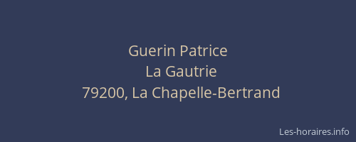 Guerin Patrice