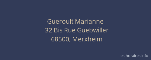 Gueroult Marianne
