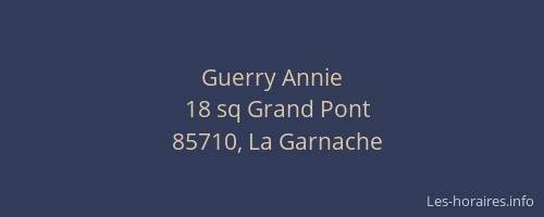 Guerry Annie