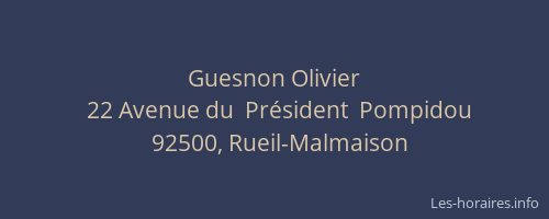 Guesnon Olivier
