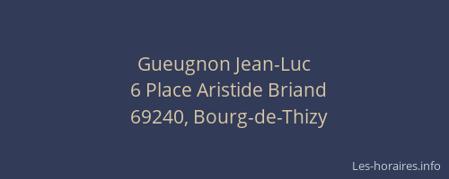 Gueugnon Jean-Luc
