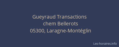 Gueyraud Transactions