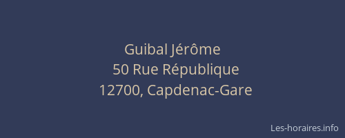 Guibal Jérôme