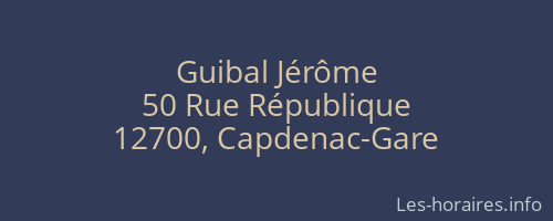 Guibal Jérôme