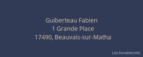 Guiberteau Fabien