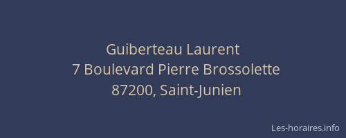 Guiberteau Laurent