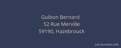 Guibon Bernard