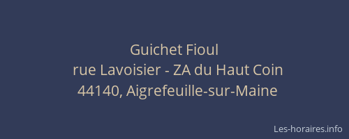 Guichet Fioul