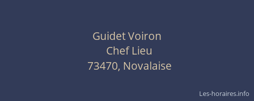 Guidet Voiron