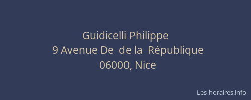 Guidicelli Philippe