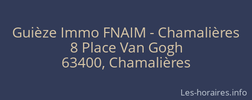 Guièze Immo FNAIM - Chamalières