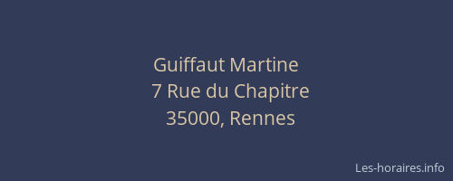 Guiffaut Martine