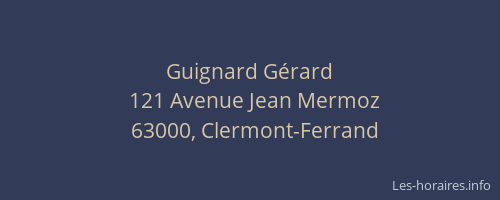 Guignard Gérard