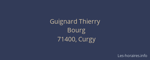 Guignard Thierry
