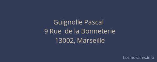 Guignolle Pascal