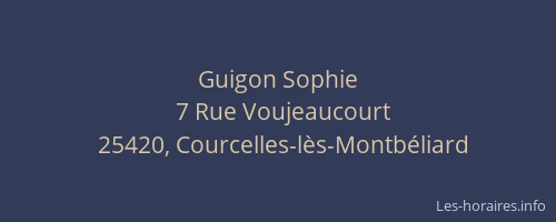 Guigon Sophie