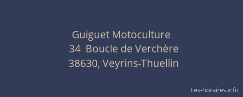 Guiguet Motoculture