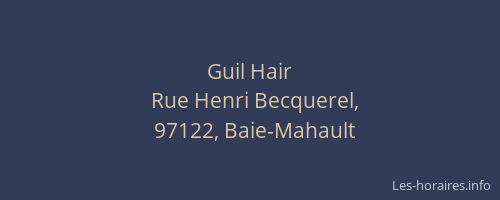 Guil Hair