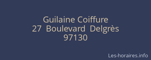 Guilaine Coiffure