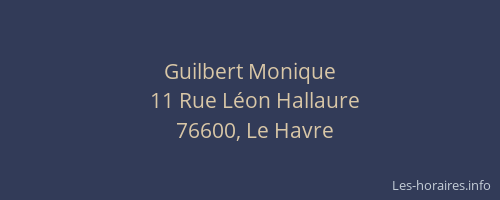 Guilbert Monique