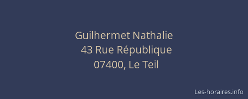 Guilhermet Nathalie