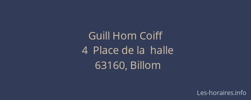 Guill Hom Coiff